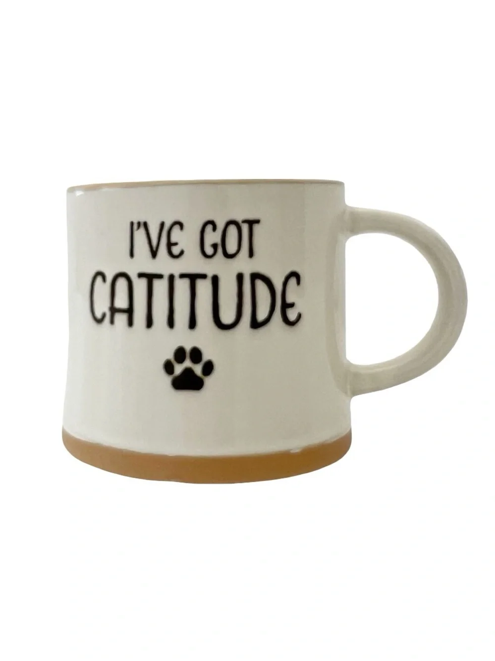 Spectrum Designz ‘I’ve Got Catitude’ Ceramic Coffee Tea Mug Pink NEW